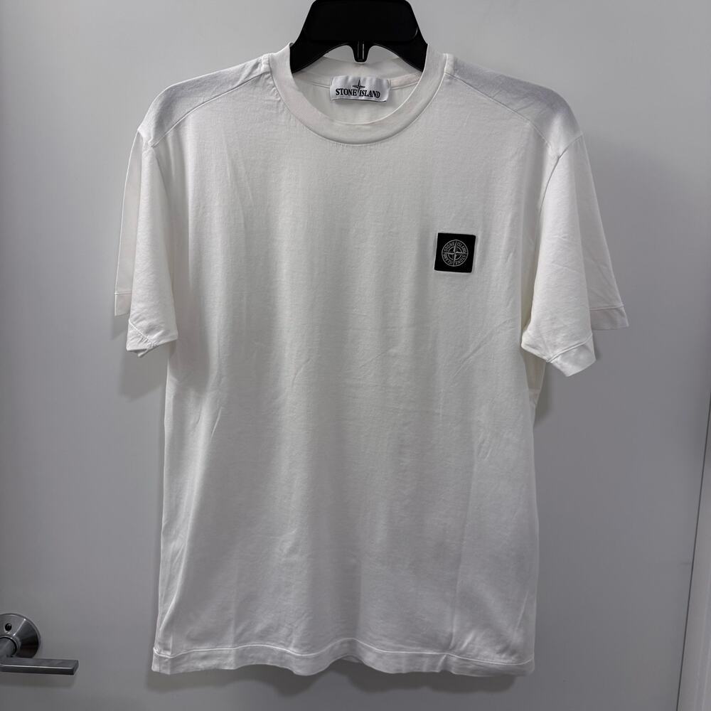 Stone Island Compass Logo T-Shirt White